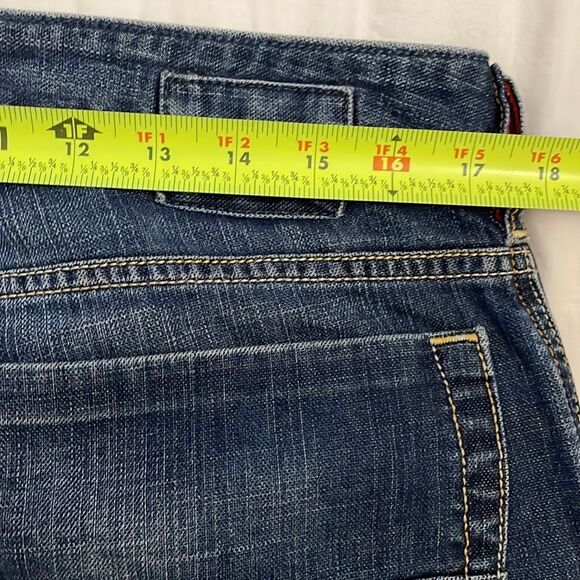 Diesel Zathan 693 Jeans Mens Size 33 Made in Italy Blue Bootcut Button Fly 2004 - Picture 7 of 13